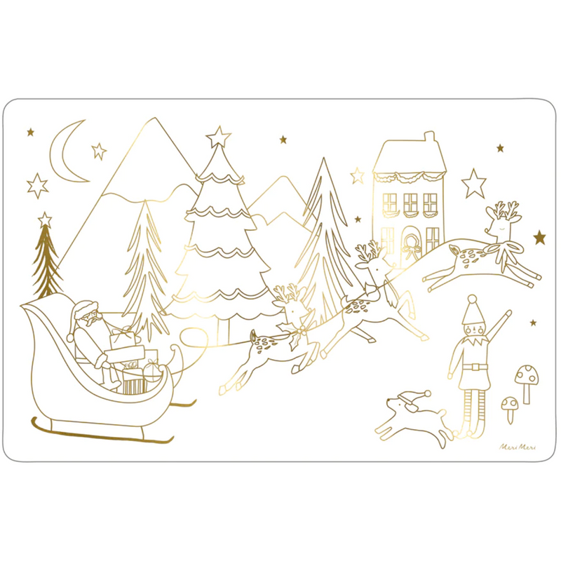 Meri Meri Christmas Colouring Placemats