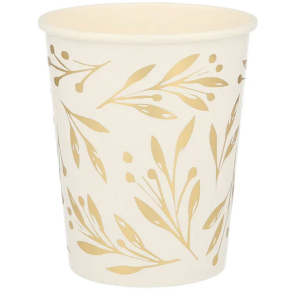 Meri Meri Gold Leaf Cups