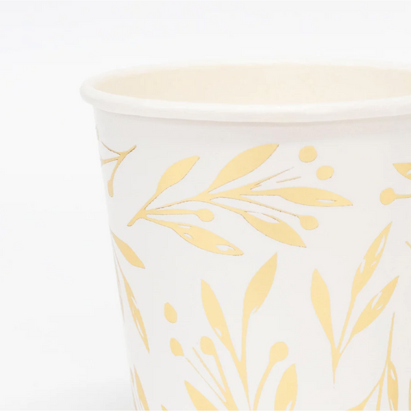 Meri Meri Gold Leaf Cups