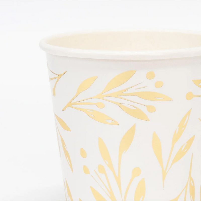 Meri Meri Gold Leaf Cups