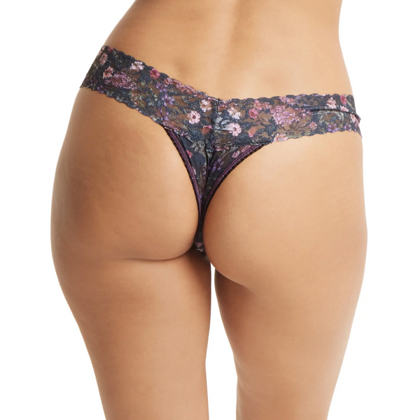 Hanky Panky Printed Signature Lace Low Rise Thong Myddelton Gardens