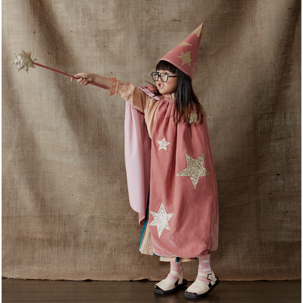 Meri Meri Pink Velvet Wizard Costume