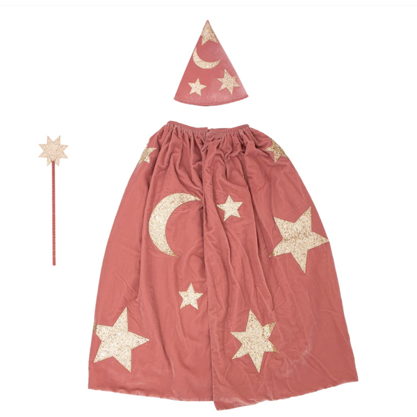 Meri Meri Pink Velvet Wizard Costume