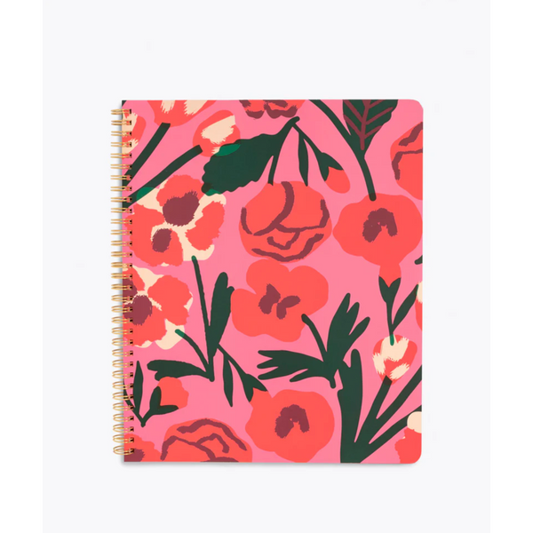 Ban.do Rough Draft Large Notebook, Las Flores
