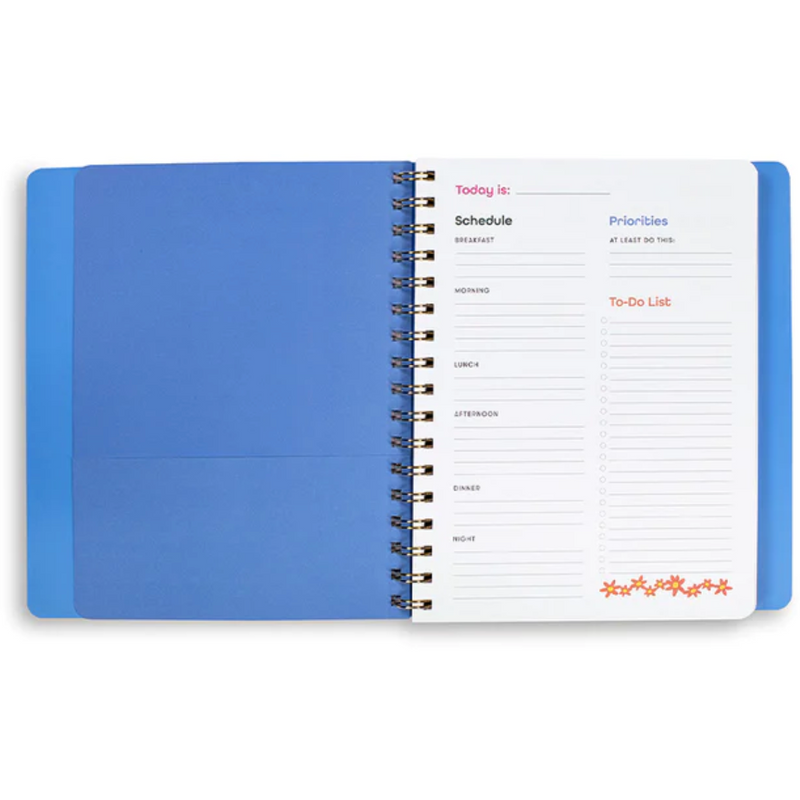 Ban.do To Do Planner, Berry Butterfly White