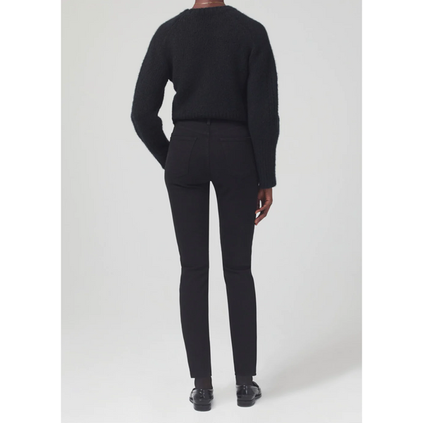 Citizens of Humanity Olivia High Rise Slim In Plush Blac