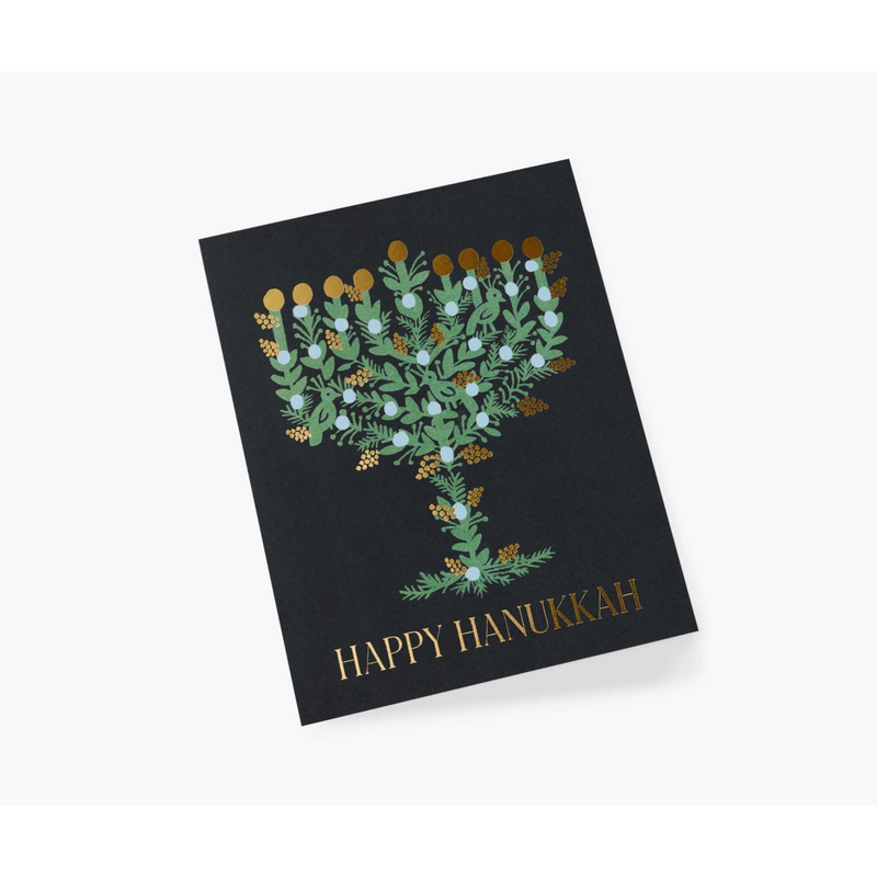 Rifle Paper Co. Laurel Menorah Card