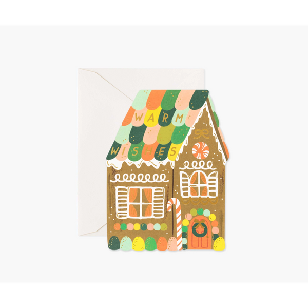 Rifle Paper Co. Gingerbread House Card