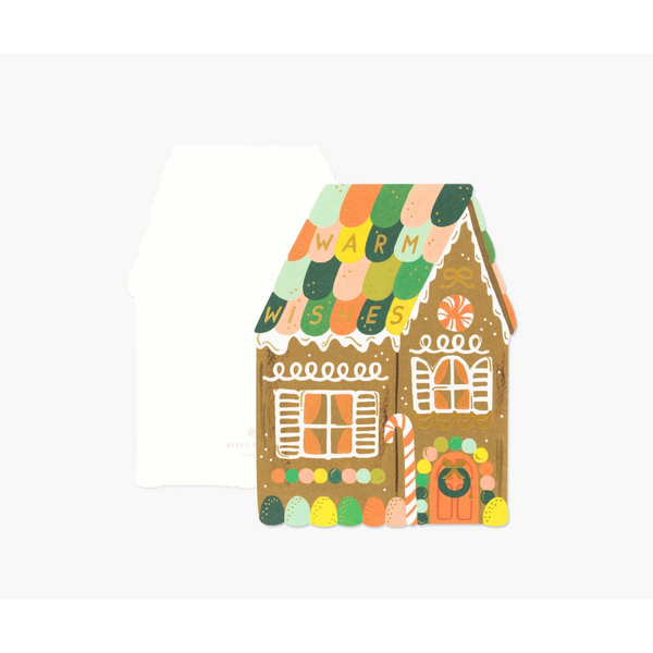 Rifle Paper Co. Gingerbread House Card