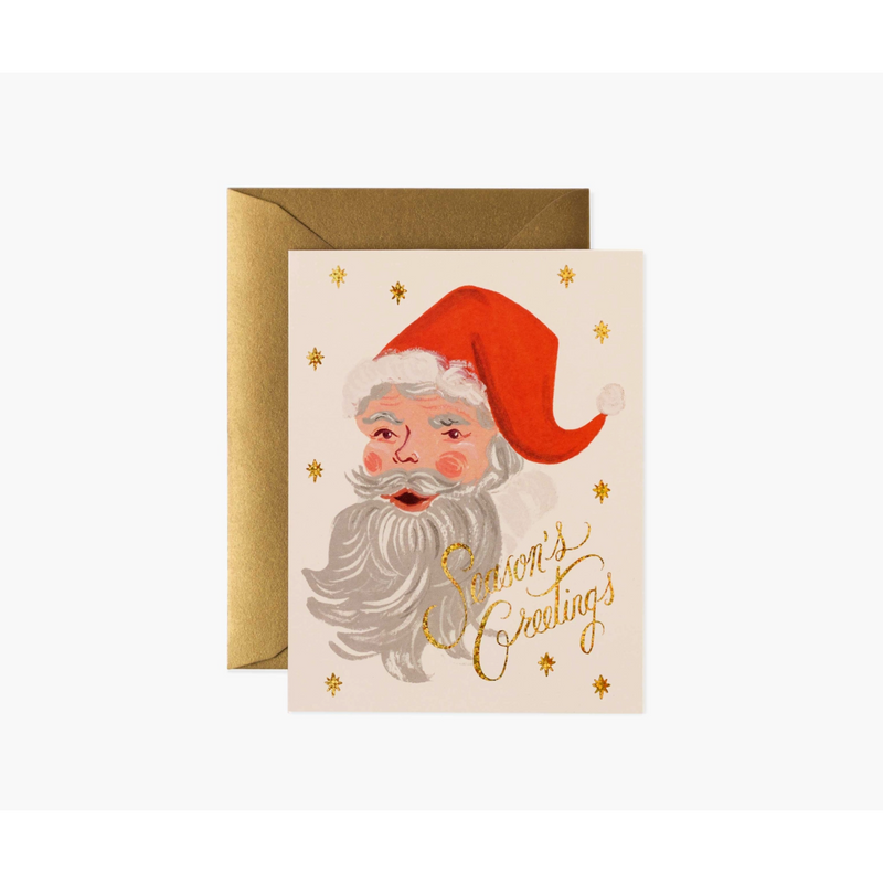 Rifle Paper Co. Greetings From Santa Card