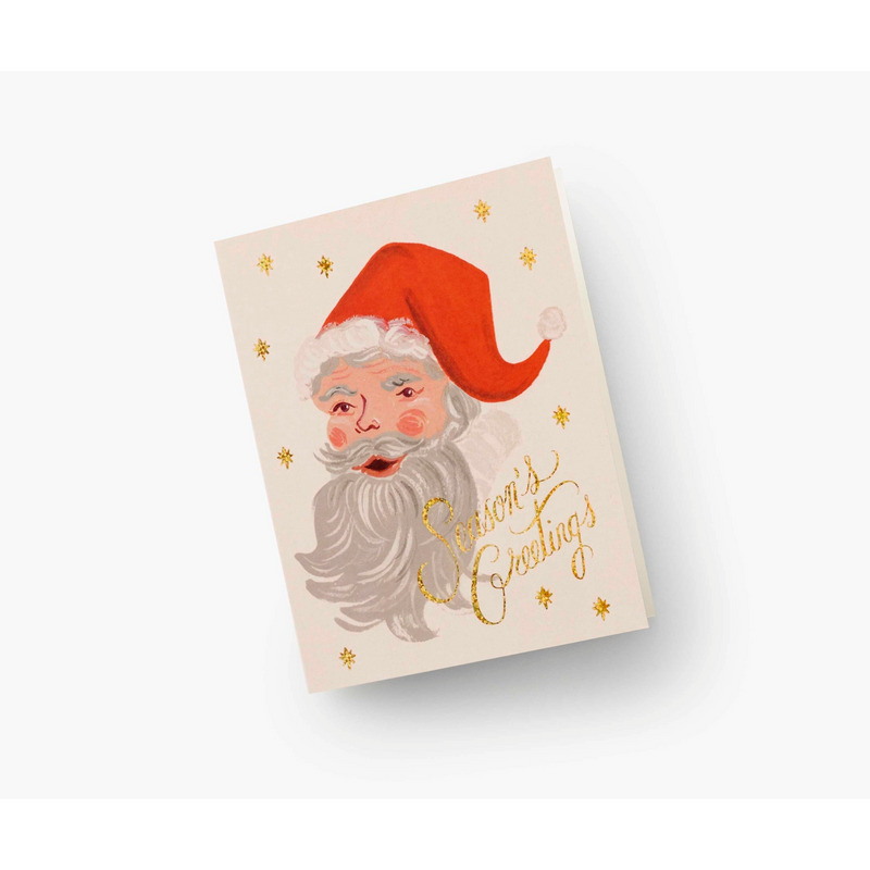 Rifle Paper Co. Greetings From Santa Card