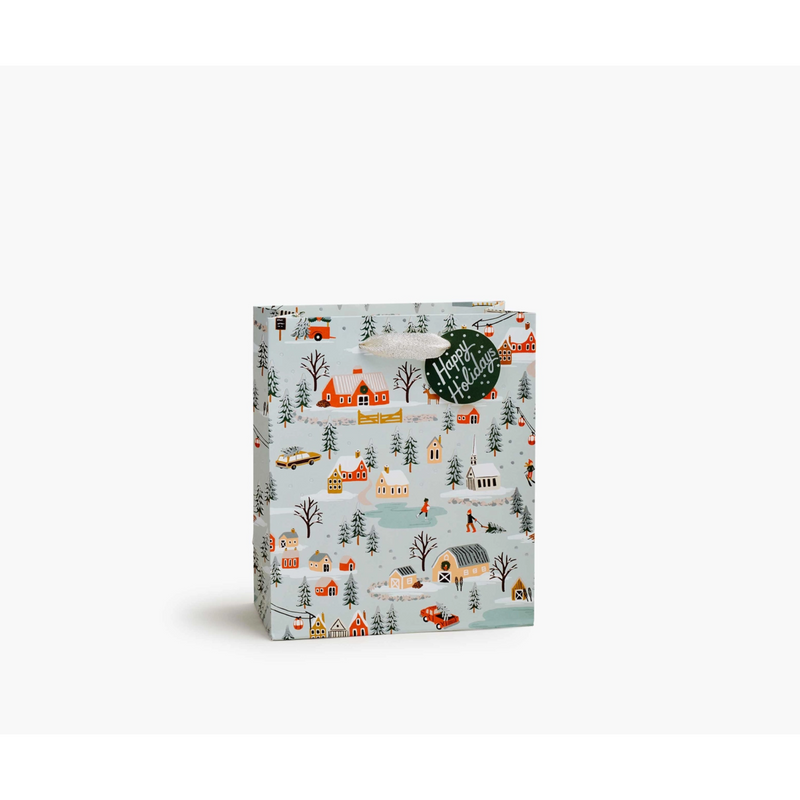 Rifle Paper Co. Holiday Village Gift Bag