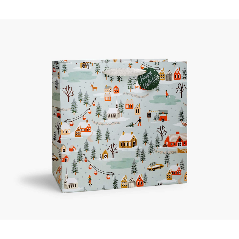 Rifle Paper Co. Holiday Village Gift Bag
