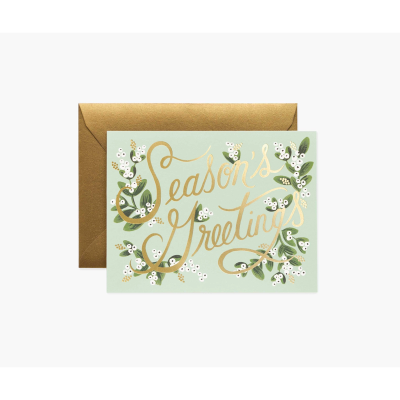 Rifle Paper Co. Mistletoe Season's Greetings Card