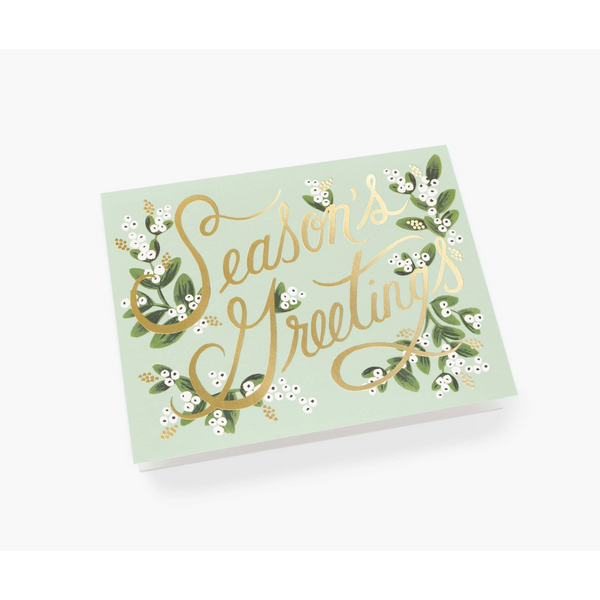 Rifle Paper Co. Mistletoe Season's Greetings Card