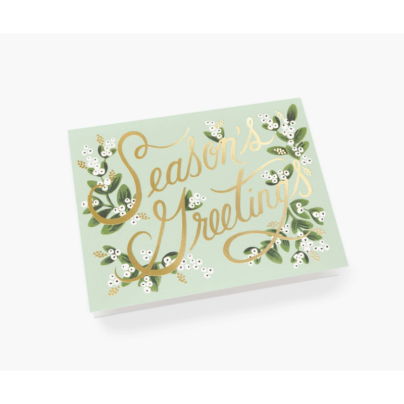 Rifle Paper Co. Mistletoe Season's Greetings Card