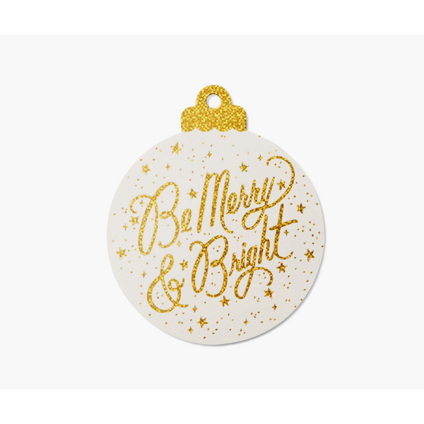 Rifle Paper Co. Pack of 8 Be Merry and Bright Gift Tags