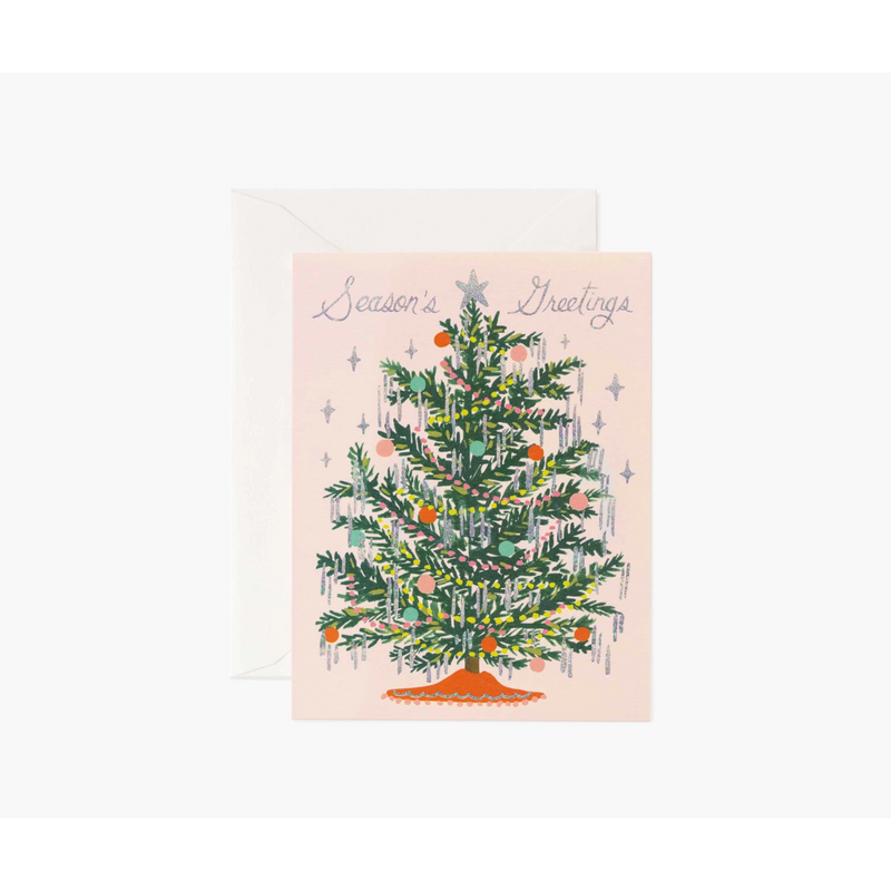 Rifle Paper Co. Tinsel Tree Card