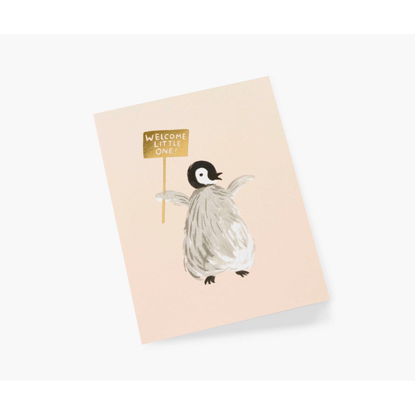 Rifle Paper Co. Welcome Penguin Card