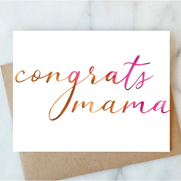 Abigail Jayne Design Congrats Mama Card