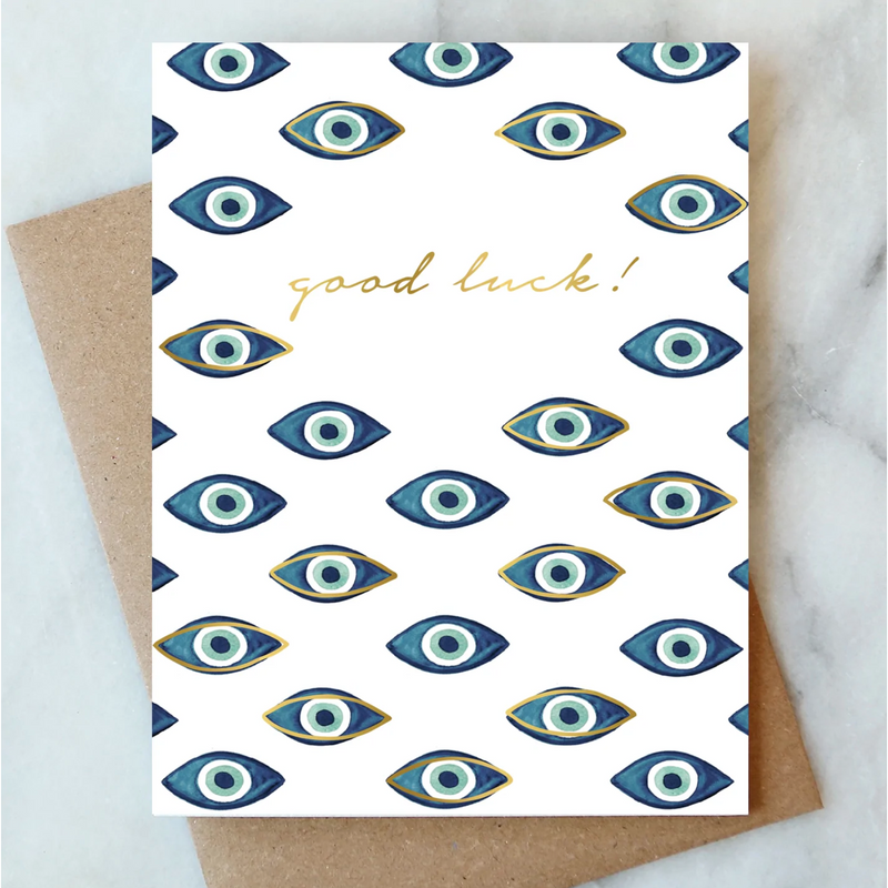 Abigail Jayne Design Evil Eyes Good Luck Card
