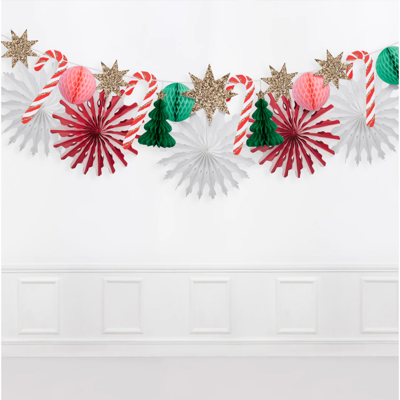 Meri Meri Christmas Honeycomb Garland