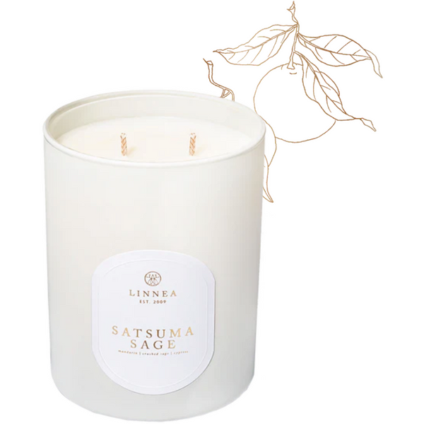 Linnea's Lights Satsuma Sage Double Wick