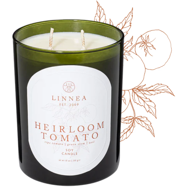 Linnea's Lights Heirloom Tomato, 2-wick candle Botanik