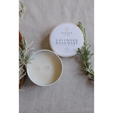 Linnea's Lights Lavender Rosemary Petite Candle