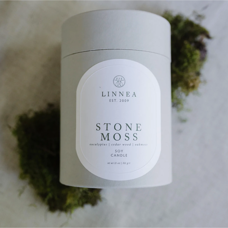 Linnea's Lights Stone Moss 2-wick