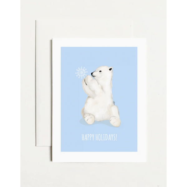 k.Patricia Designs Happy Holidays - Polar Bear