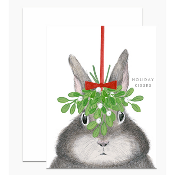 Dear Hancock Bunny With Mistletoe