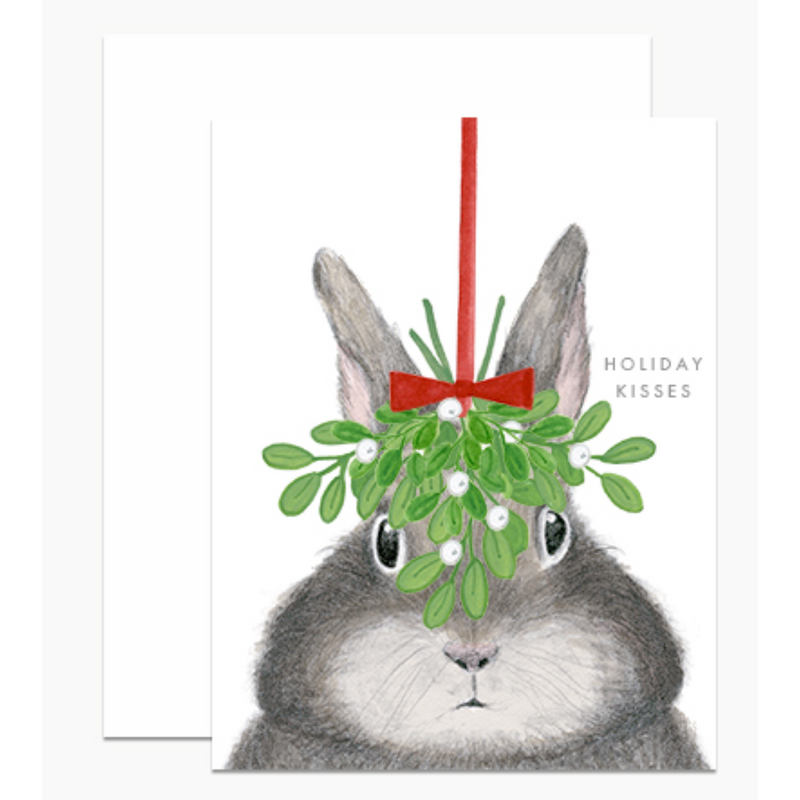 Dear Hancock Bunny With Mistletoe