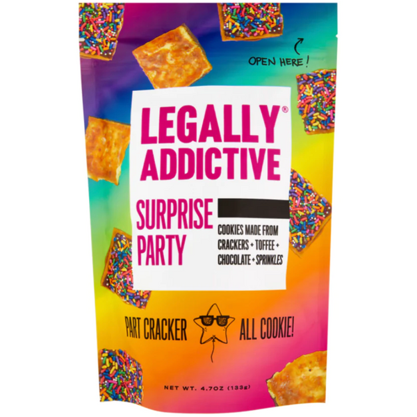 Legally Addictive Surprise Party Crack Cookies