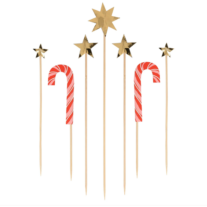 Meri Meri Christmas Honeycomb Cake Topper Set