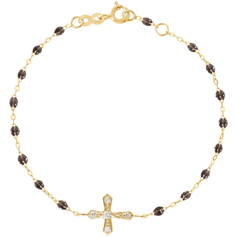 Gigi Clozeau 18K Cross Vintage Bracelet 6.7"