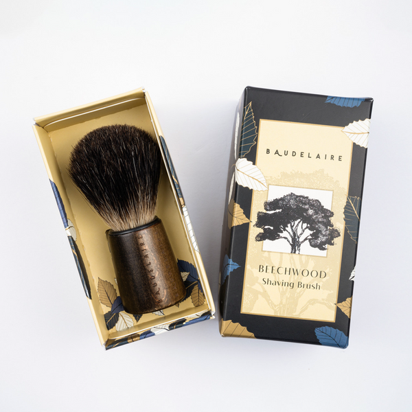Baudelaire Beechwood Shaving Brush 4"