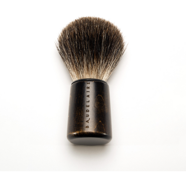 Baudelaire Beechwood Shaving Brush 4"