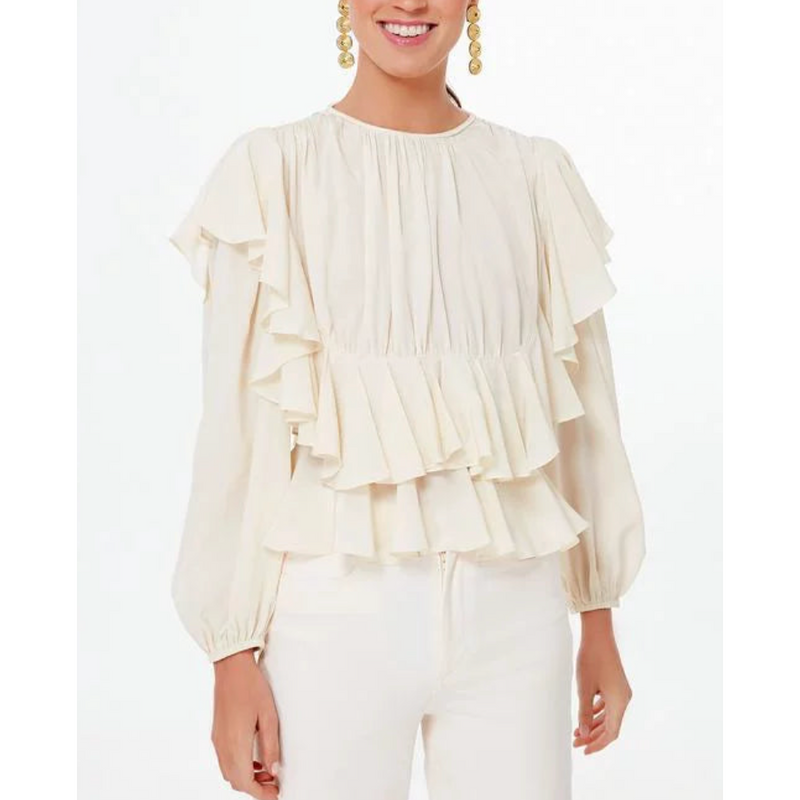 Ulla Johnson Amina Blouse Bone