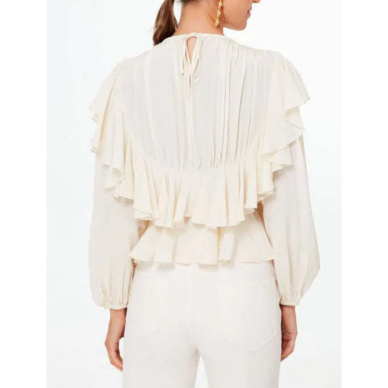 Ulla Johnson Amina Blouse Bone