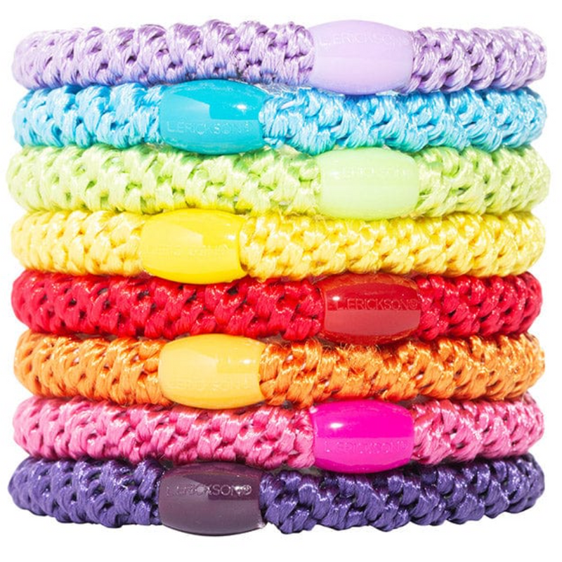 Finest Accessories Grab & Go Ponytail Holders - Set of Eight