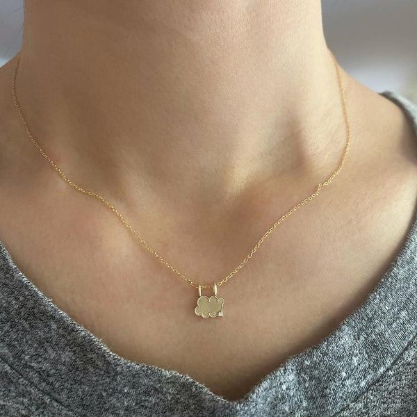 Jennie Kwon Designs Beaded Diamond Cloud Necklace