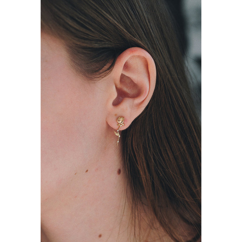 Sofia Zakia Celestial rose earrings (PAIR)