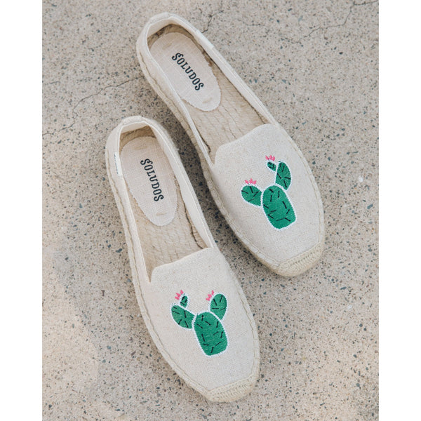 Soludos Cactus Smoking Slipper Sand