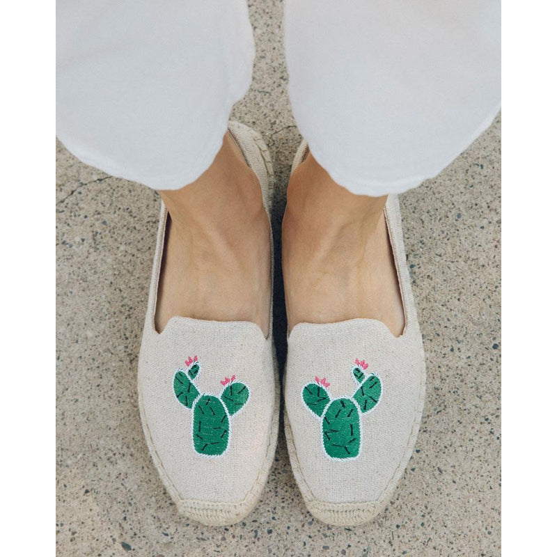 Soludos Cactus Smoking Slipper Sand