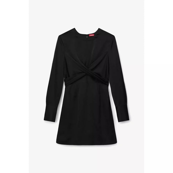 Staud Mini Crosshill Dress Black