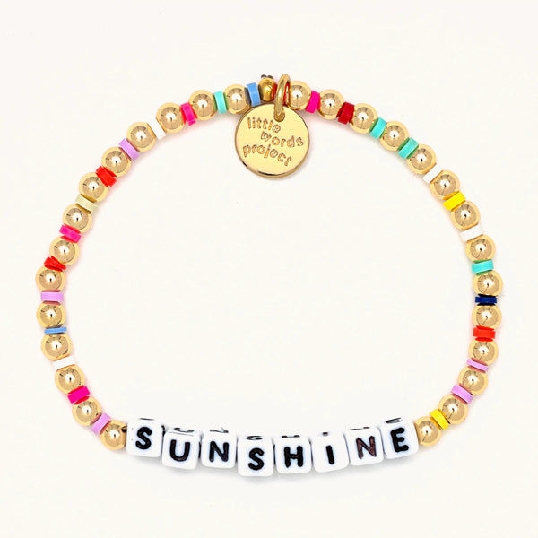 Little Words Project White-Sunshine-Gold Filled / Rainbow