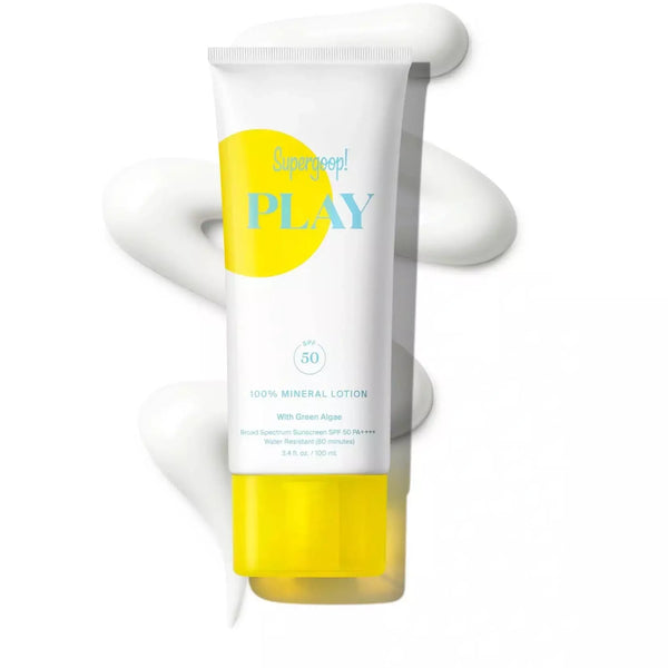Supergoop! PLAY 100% Mineral Lotion SPF 50 with Green Algae