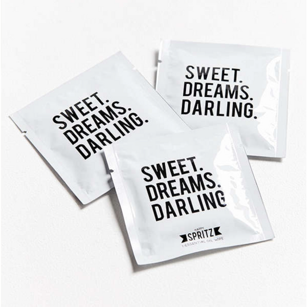 Happy Spritz Sweet Dreams Darling Essential Oil Towelettes