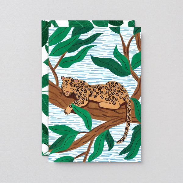 The Wrap Leopard Greeting Card